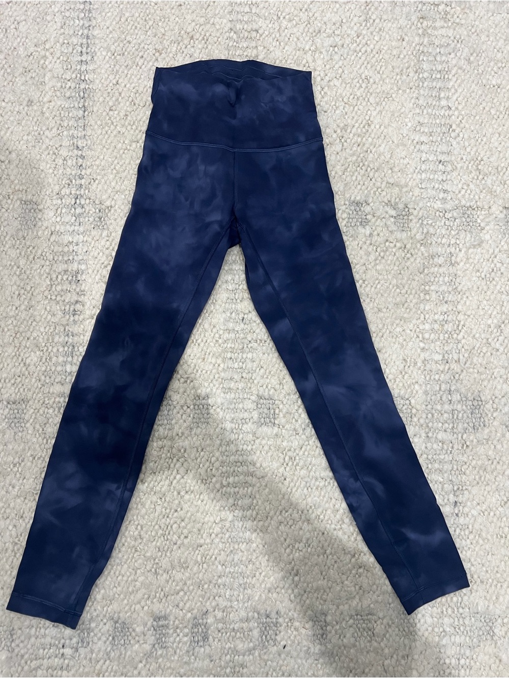lululemon athletica Kids Navy Tie-Dye High-Waist Leggings